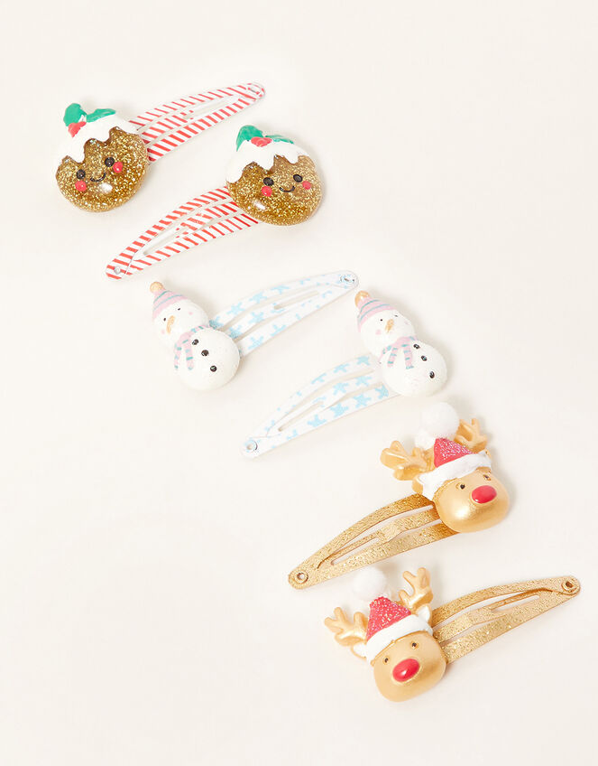 Christmas Fun Hair Clip Set, , large