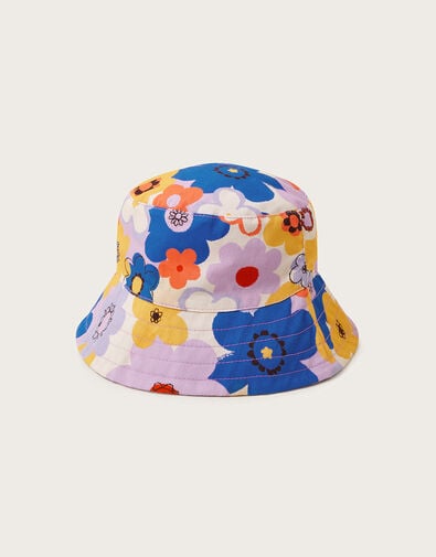 Reversible Floral Bucket Hat, Multi (MULTI), large