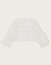 Jazzy Scallop Cover-Up, Ivory (IVORY), large