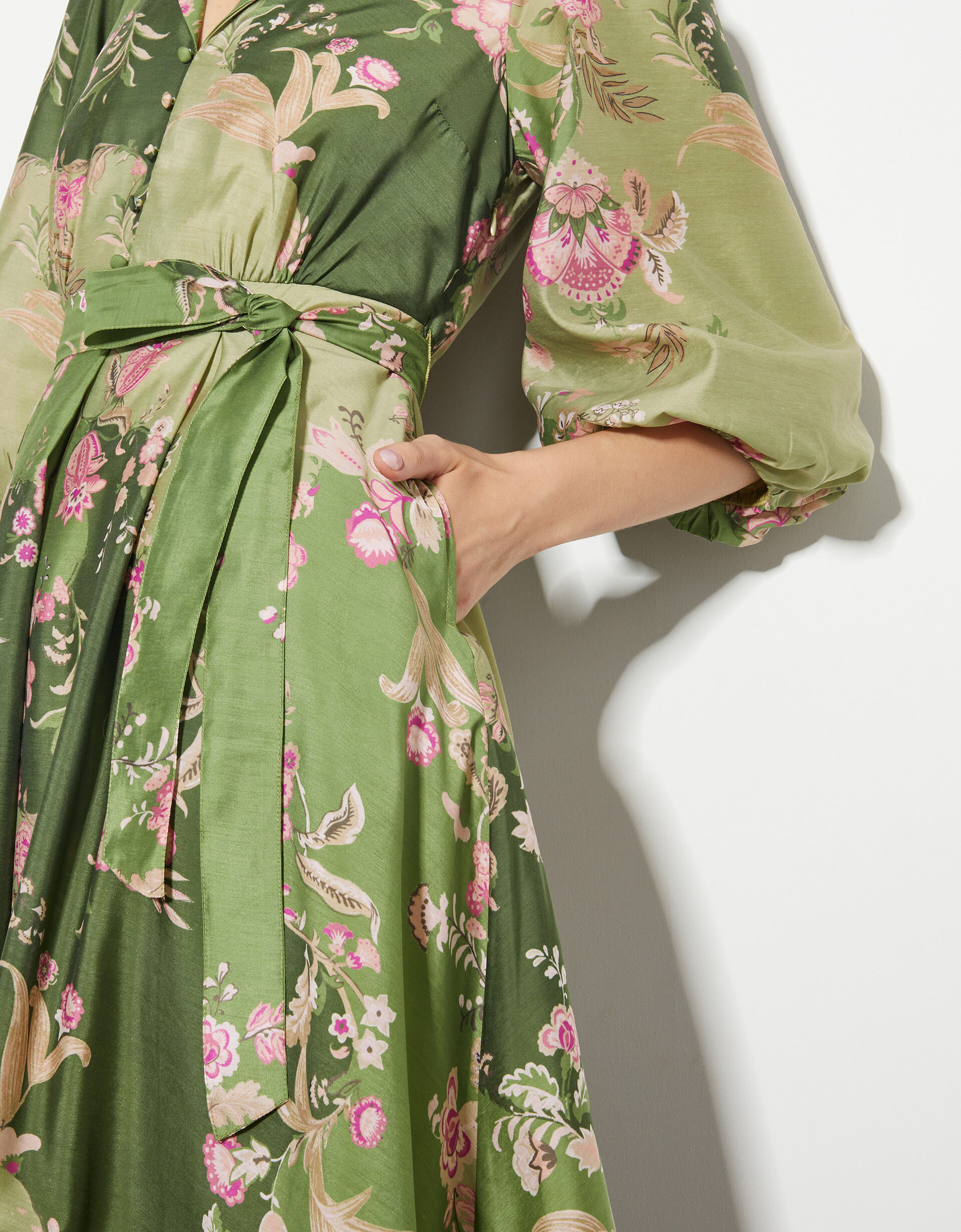 Gabriela Shirt Dress Green main image 1