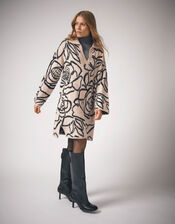 Ria Rose Knit Jumper Dress, Ivory (IVORY), large