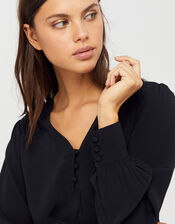 Tiffany Blouse, Black (BLACK), large