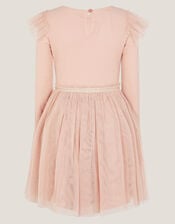 Unicorn Embellished Disco Dress, Pink (PINK), large