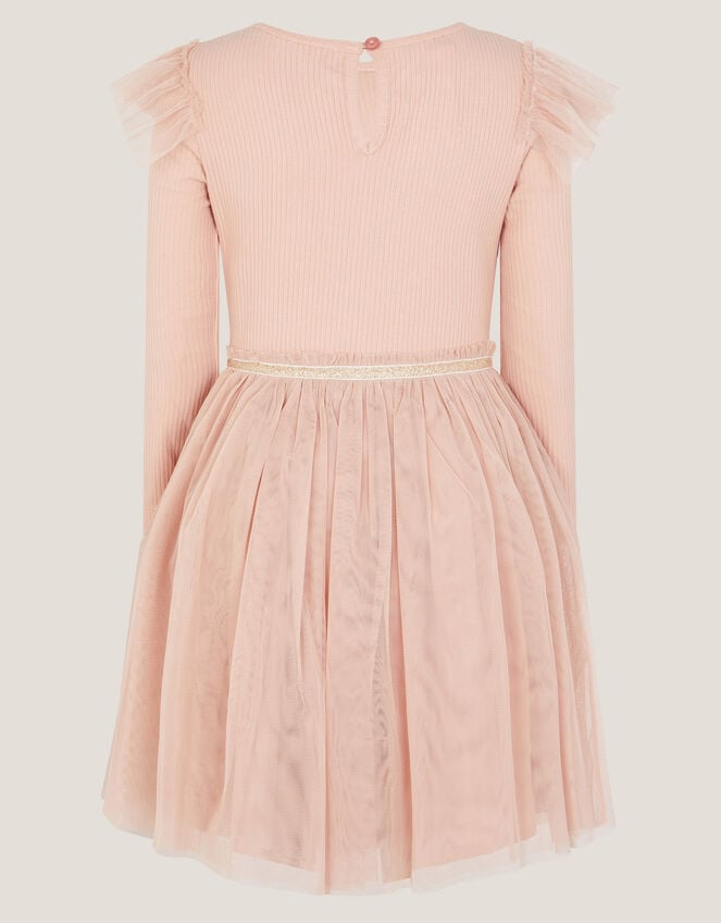 Unicorn Embellished Disco Dress, Pink (PINK), large