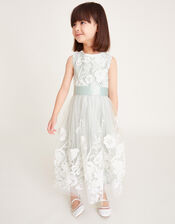 Alicia Embroidered Lace Maxi Dress, Green (GREEN), large