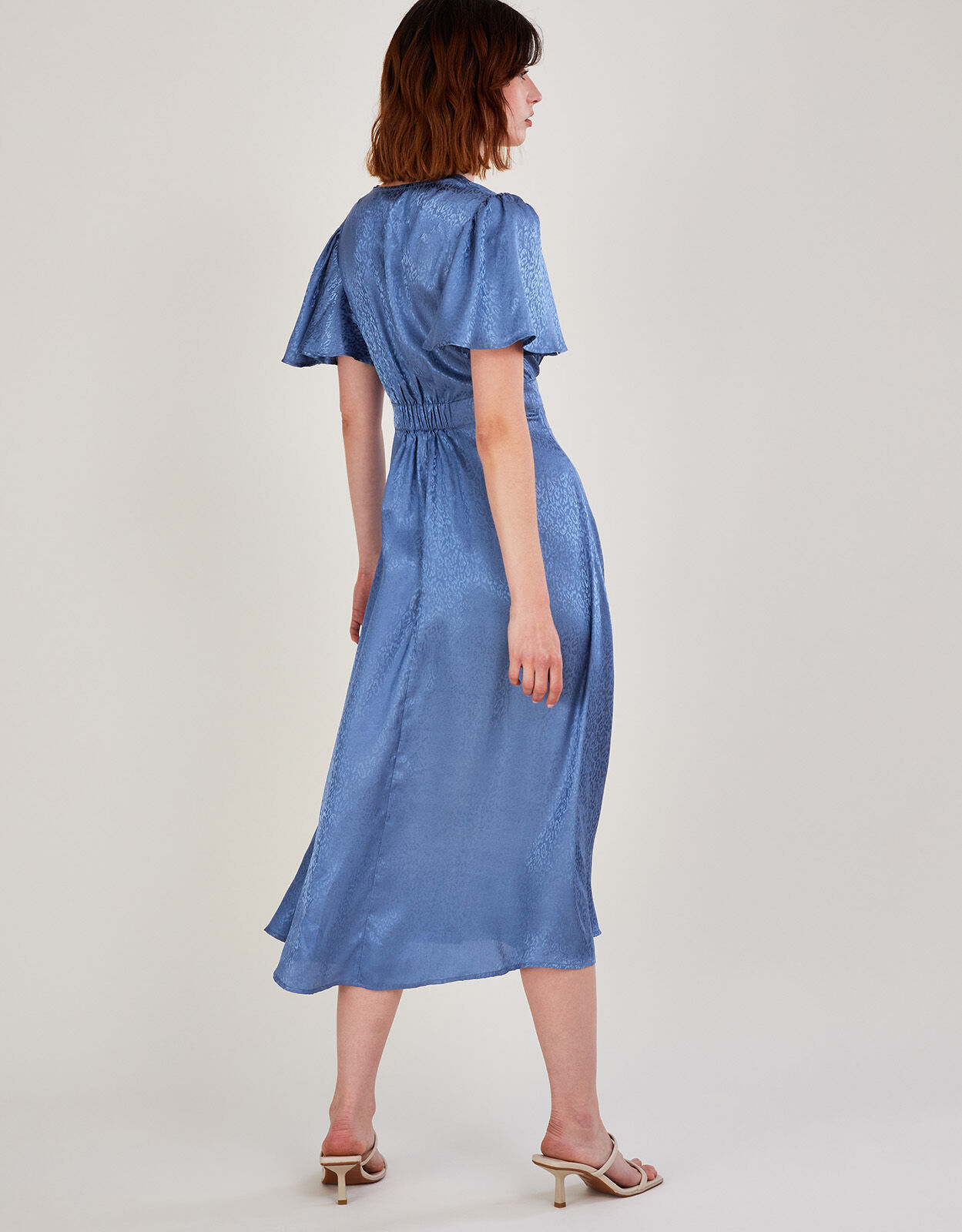 Jacquard best sale dress blue