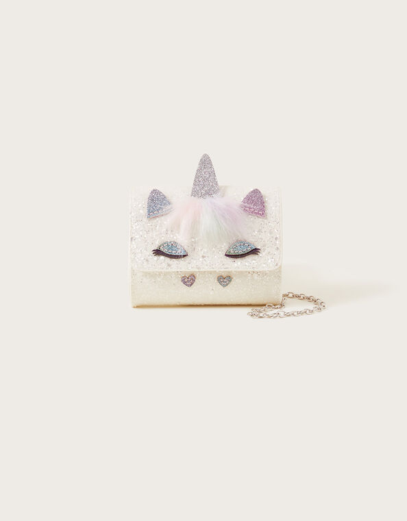 Glitter Unicorn Purse Bag, , large