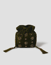 Embellished Tassel Bag, , large