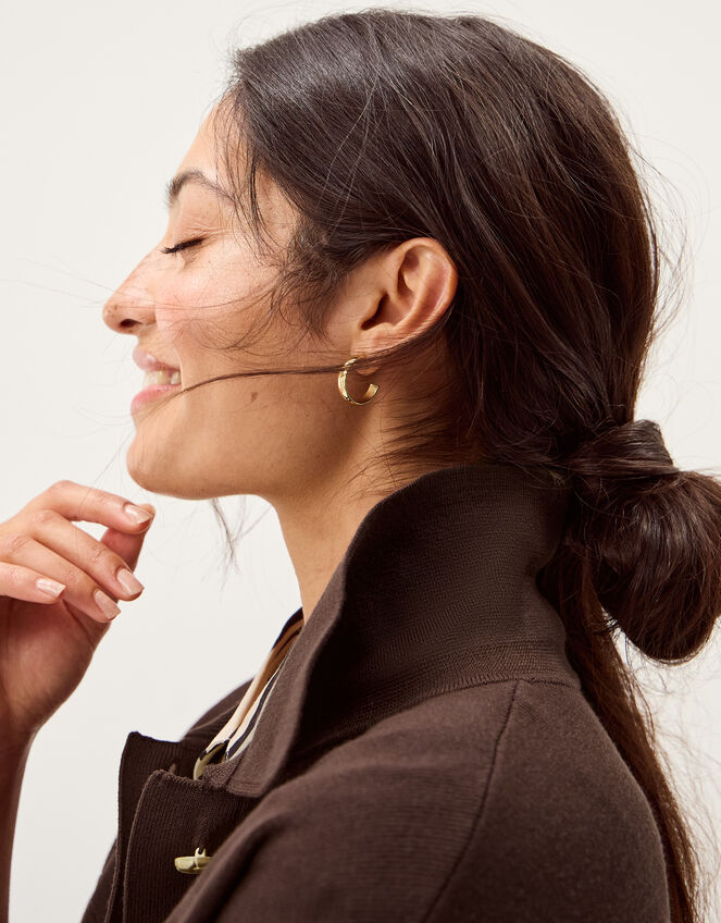 Nina Button Knit Jacket Brown