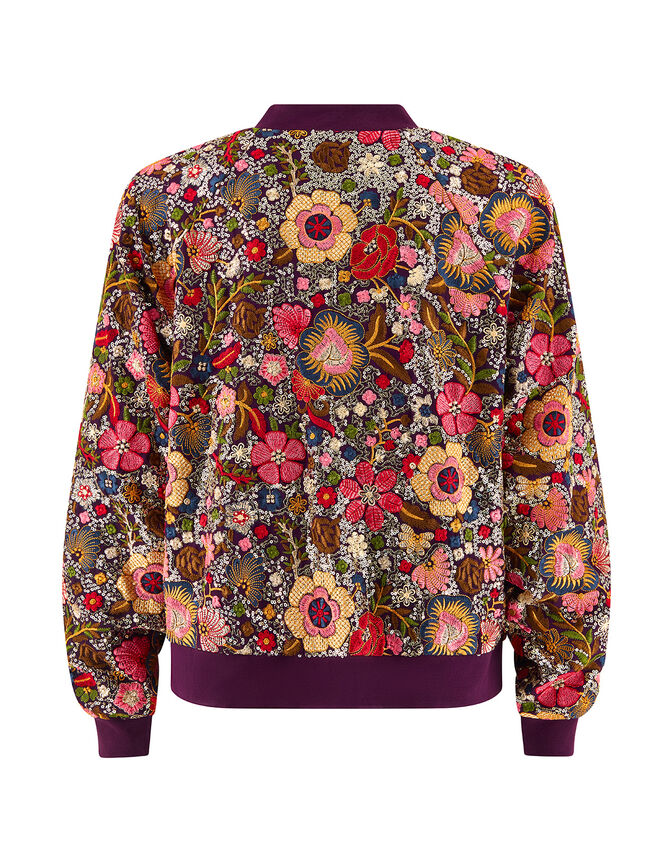 East Rio Sequin Bomber Jacket, Multi (MULTI), large