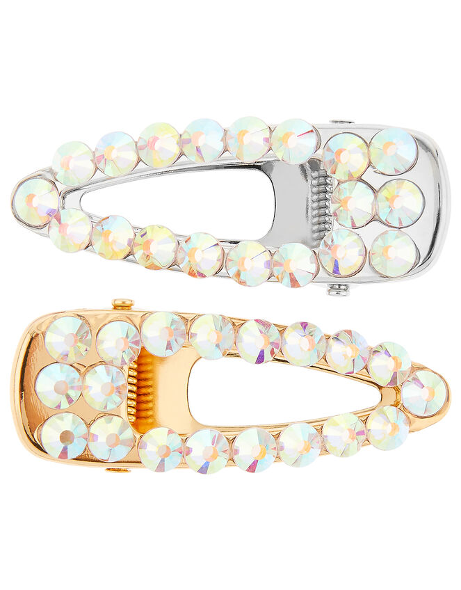 Bling Jewel Hair Clips, , large