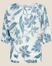 Balinese Floral Print Jumper, Multi (MULTI), large