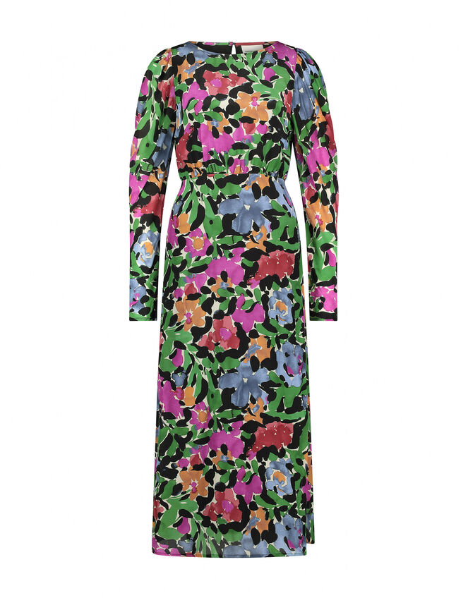 Fabienne Chapot Floral Print Midi Dress, Multi (MULTI), large