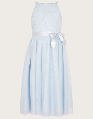 Lacey Sequin Truth Maxi Dress, Blue (BLUE), large