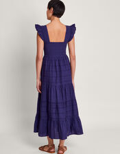 Malia Embroidered Dress, Blue (NAVY), large