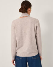 Sally 2-in-1 Scarf Jumper, Natural (NATURAL), large