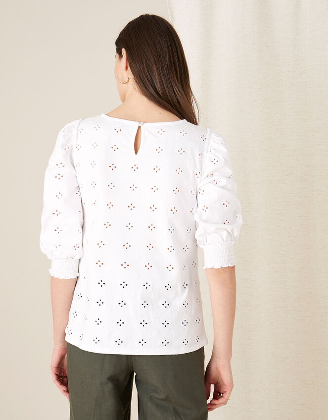 Broderie Top , White (WHITE), large
