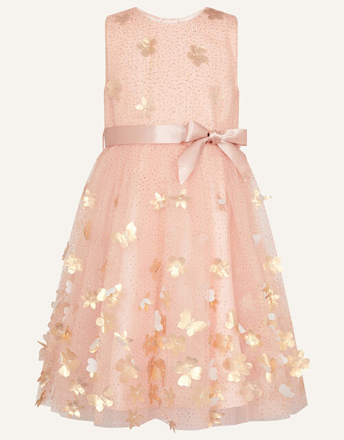 3D Petal Butterfly Dress, Pink (PINK), large