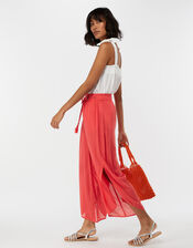 Alani Plain Trousers, Orange (CORAL), large