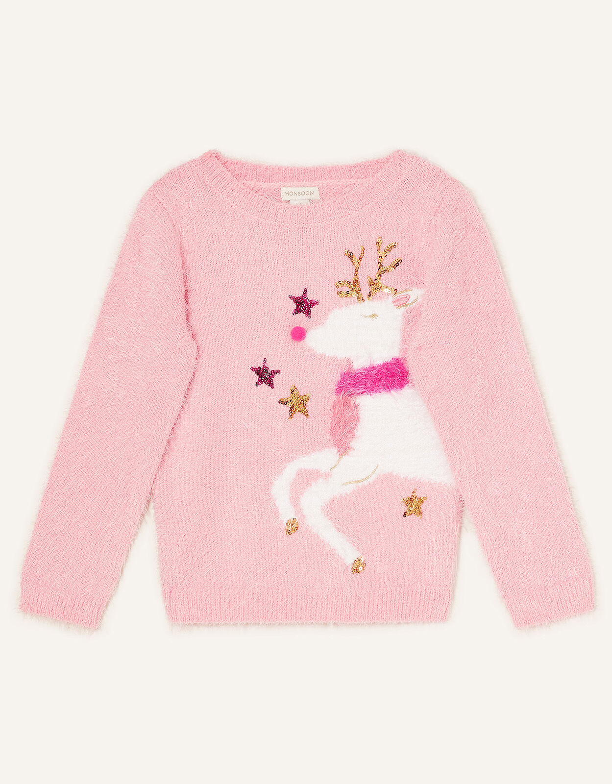 girls pink jumper