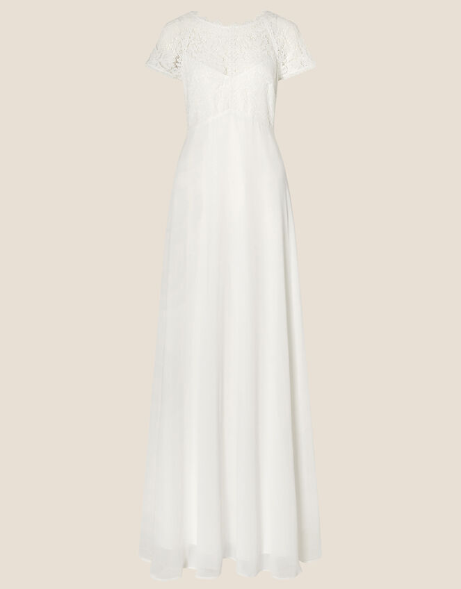 Megan Lace Bridal Maxi Dress Ivory