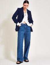 Mabel Double-Breasted Jacket, Blue (NAVY), large