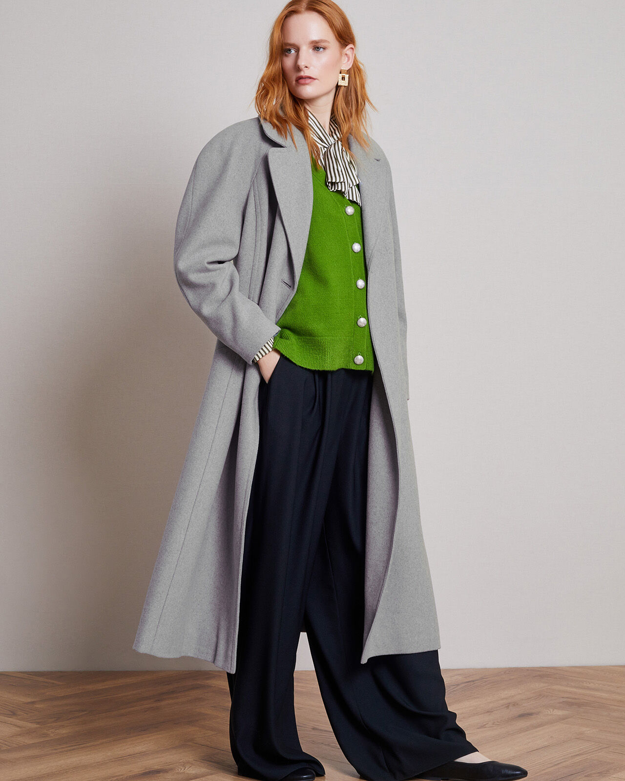 Alanna Smart Coat Grey