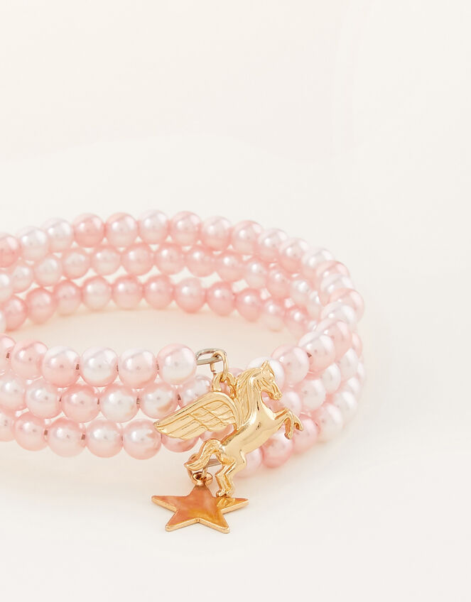 Unicorn Charm Spiral Bracelet, , large