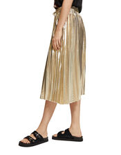 Scotch and Soda Pleated Midi Skirt, Gold (GOLD), large