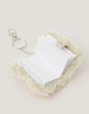 Mini Teddy Bear Notebook Keyring, , large