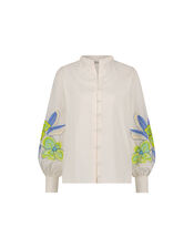 Fabienne Chapot Floral Embellished Blouse, Ivory (IVORY), large