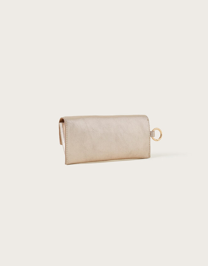 Leather Scallop Glasses Case, , large