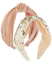 Knotted Headband Set, , large