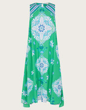 Louise Scarf Dress, Blue (TURQUOISE), large