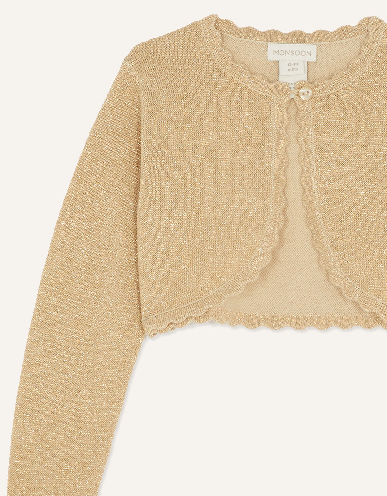 Rose gold cheap baby cardigan