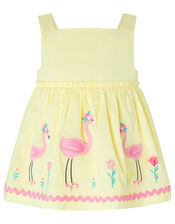 Baby Fifi Flamingo Set in Organic Cotton, Yellow (YELLOW), large