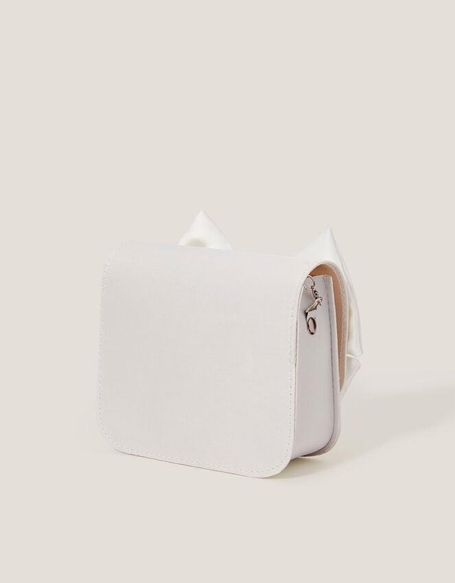 Large Bow Bridesmaid Mini Bag, Ivory (IVORY), large