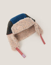 Neppy Colourblock Trapper Hat, Multi (MULTI), large
