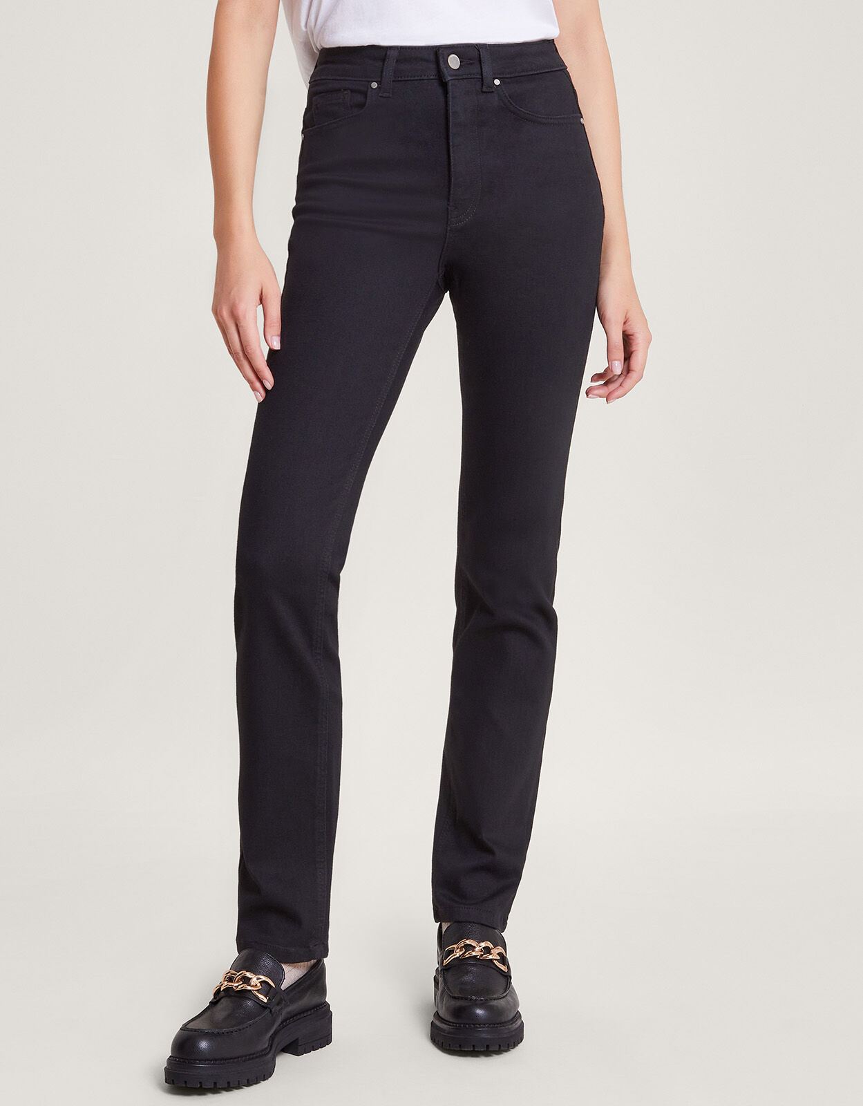 Bootcut Denim Jeans Black