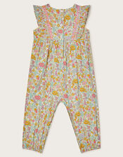 Baby Ditsy Flower Romper, Multi (MULTI), large