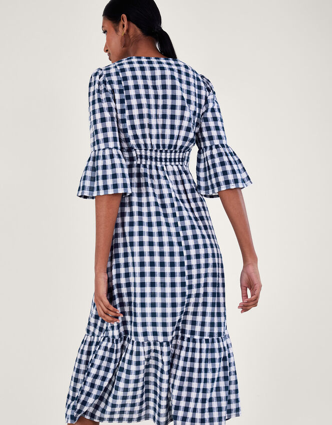 Gingham Dress Blue | Day Dresses | Monsoon UK.