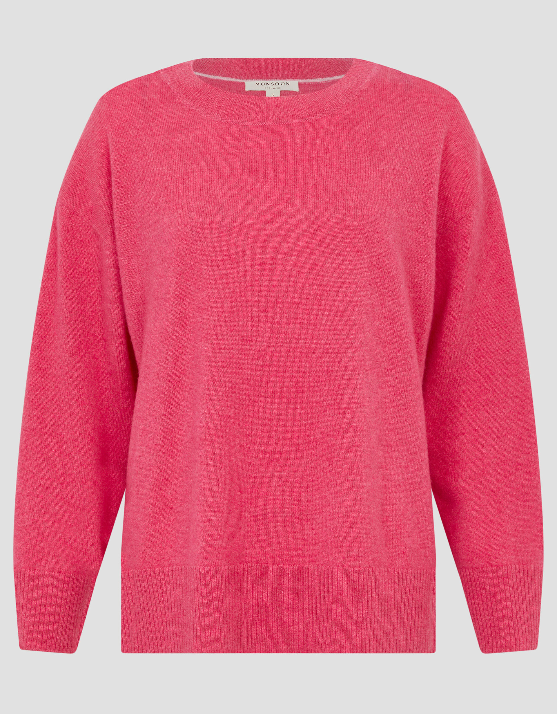 Cindy Cashmere Crewneck Sweater Pink