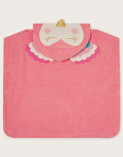 Baby Flamingo Towel Poncho, Pink (PINK), large