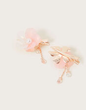 Fancy Flower Tassel Clips Set of Two, , large