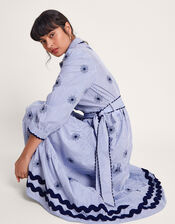 Adira Shirt Dress, Blue (NAVY), large