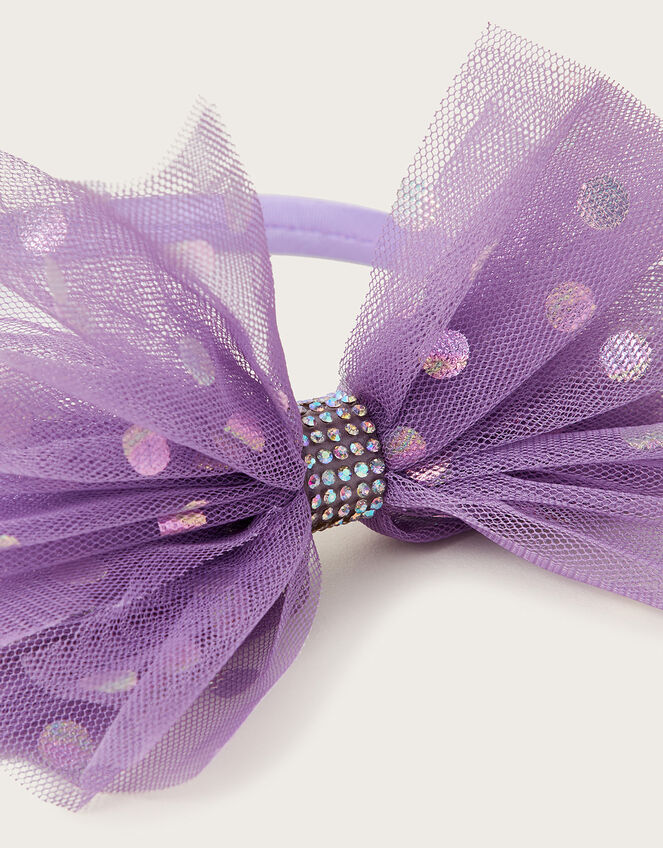 Polka Dot Bow Headband, , large