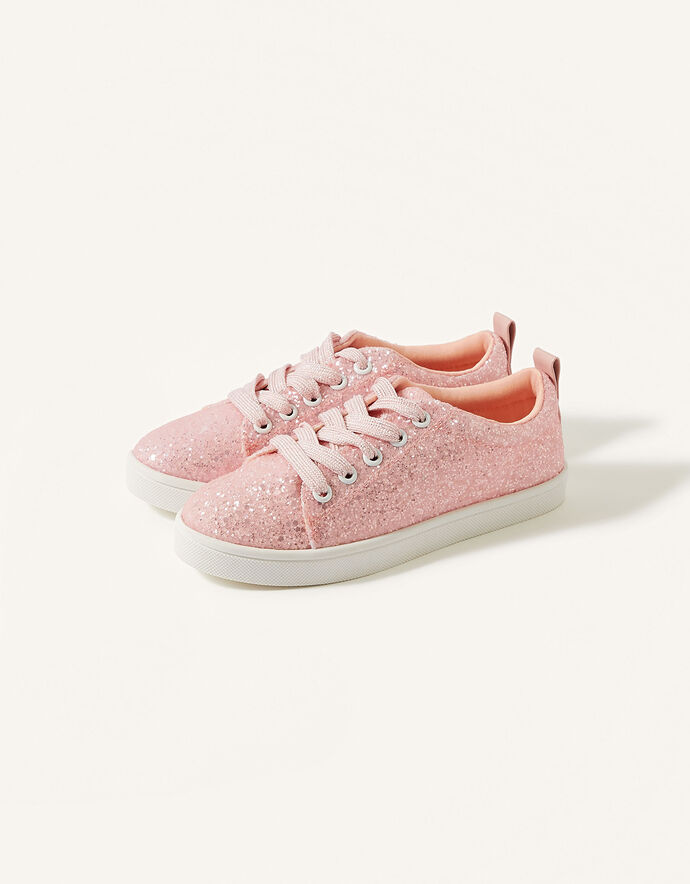 sparkly pink trainers