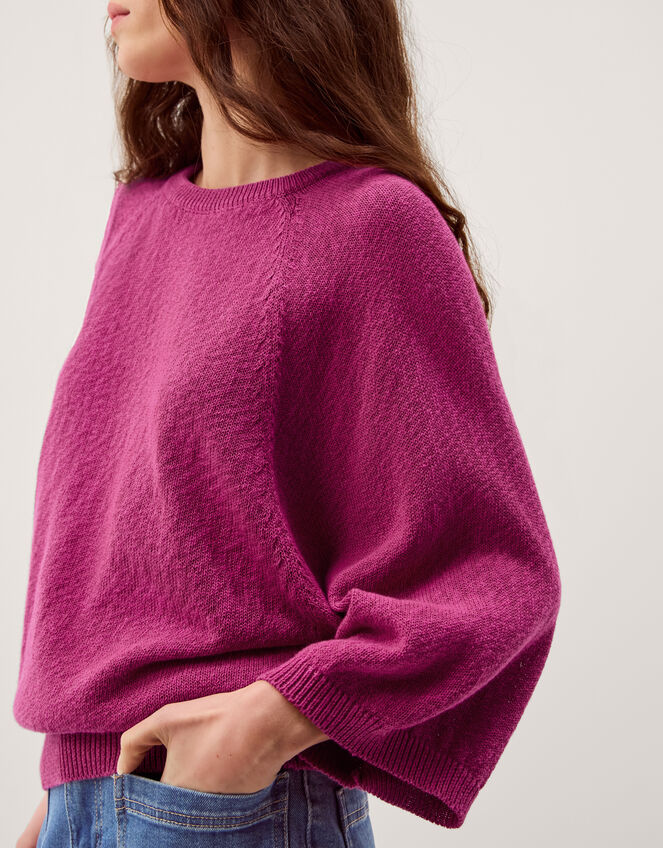 Codie ¾ Sleeve Jumper Pink