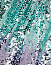 Mermaid Sequin Ombré Skirt, Multi (MULTI), large
