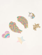 Disco Wings Iron-On Patches, , large